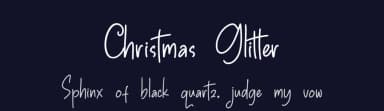 Christmas Glitter by Mozatype — Script Handwritten Font — thumbnail 2