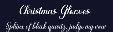 Christmas Glooves by Kong Font — Script Handwritten Font — thumbnail 2