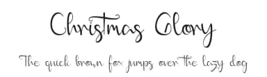 Christmas Glory by Harjuno Kristanto — Script Handwritten Font — thumbnail 1
