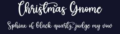 Christmas Gnome by Scratchones — Script Handwritten Font — thumbnail 2