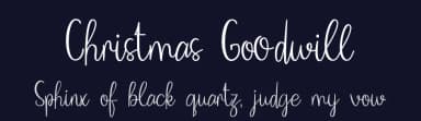 Christmas Goodwill by Johan Wibisono — Script Handwritten Font — thumbnail 2
