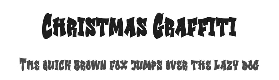 Christmas Graffiti by Blankids — Script Handwritten Font