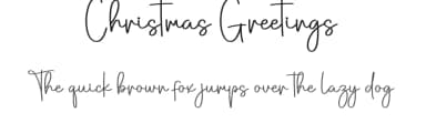 Christmas Greetings by Scratchones — Script Handwritten Font — thumbnail 1