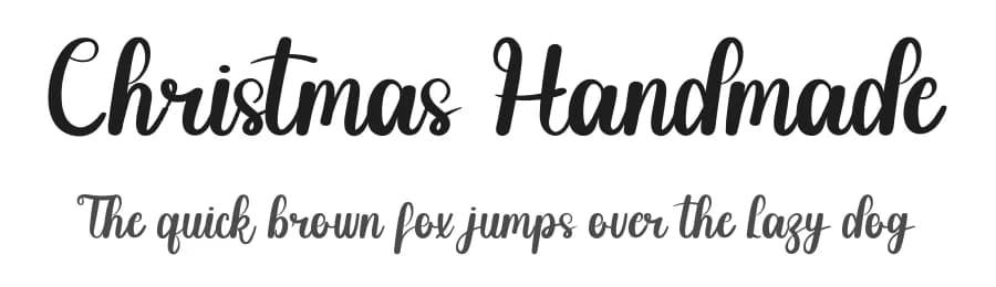 Christmas Handmade by Inermedia Studio — Script Handwritten Font