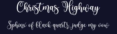 Christmas Highway by Airotype — Script Handwritten Font — thumbnail 2
