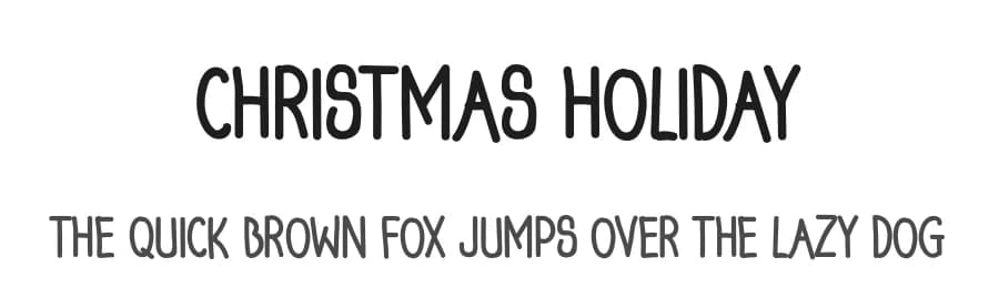 Christmas Holiday by Eddy Goodboy — Script Handwritten Font