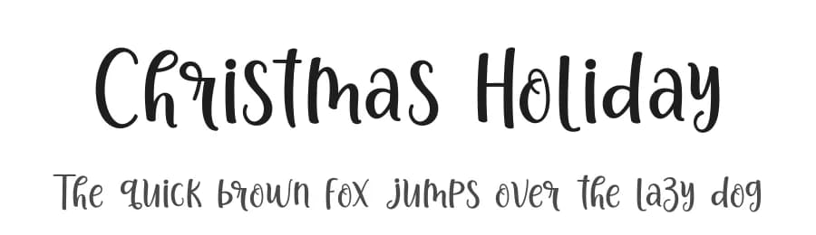 Christmas Holiday by Amarlettering - Takiy — Script Handwritten Font