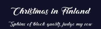 Christmas in Finland by Octotype  | Thomas Boucherie — Script Handwritten Font — thumbnail 2