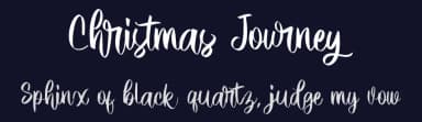 Christmas Journey by Letterara — Script Handwritten Font — thumbnail 2