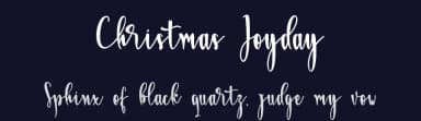 Christmas Joyday by Harjuno Kristanto — Script Handwritten Font — thumbnail 2