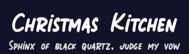 Christmas Kitchen by Mozatype — Script Handwritten Font — thumbnail 2
