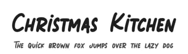 Christmas Kitchen by Mozatype — Script Handwritten Font — thumbnail 1