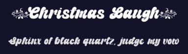 Christmas Laugh by Typhoon Type - Suthi Srisopha — Script Handwritten Font — thumbnail 2