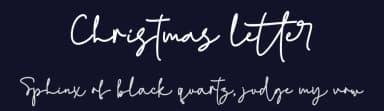 Christmas letter by Stefani Letter — Script Handwritten Font — thumbnail 2