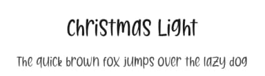 Christmas Light by font3 — Script Handwritten Font — thumbnail 1