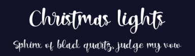 Christmas Lights by Letterara — Script Handwritten Font — thumbnail 2