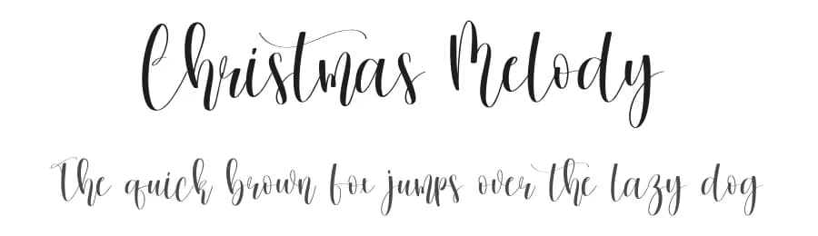 Christmas Melody by Scratchones — Script Handwritten Font