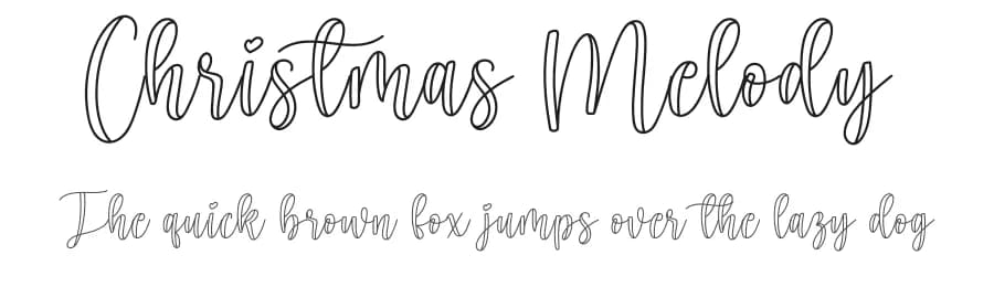 Christmas Melody by Scratchones — Script Handwritten Font