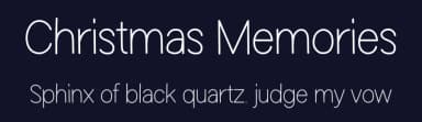 Christmas Memories by Scratchones — Script Handwritten Font — thumbnail 2