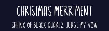 Christmas Merriment by Md Shohail Bhuian — Script Handwritten Font — thumbnail 2