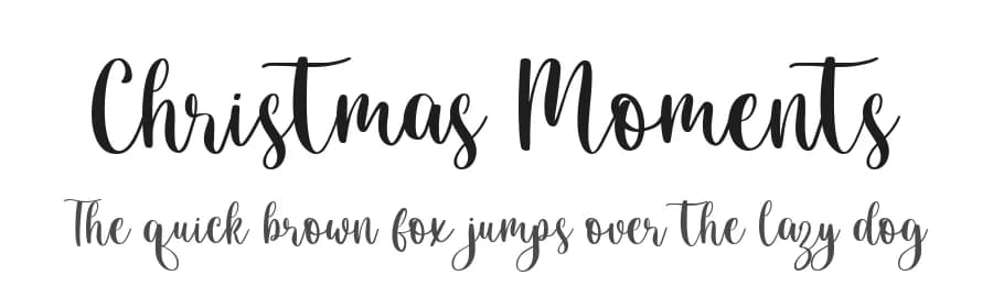 Christmas Moments by Fikryal studio — Script Handwritten Font