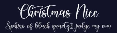 Christmas Nice by Alif Ryan Zulfikar — Script Handwritten Font — thumbnail 2