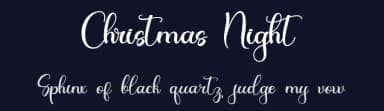 Christmas Night by Alif Ryan Zulfikar — Script Handwritten Font — thumbnail 2