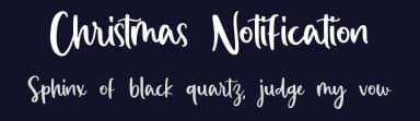 Christmas Notification by Allouse Studio — Script Handwritten Font — thumbnail 2
