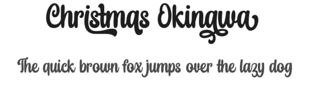 Christmas Okinawa by Lettersweet Studio — Script Handwritten Font