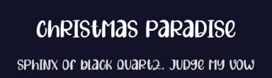 Christmas Paradise by Andi Moz — Script Handwritten Font — thumbnail 2