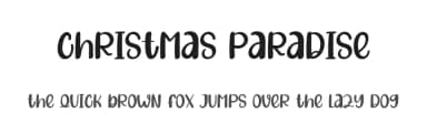 Christmas Paradise by Andi Moz — Script Handwritten Font — thumbnail 1