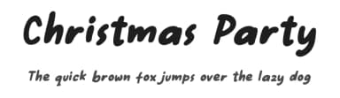 Christmas Party by girinesia.std — Script Handwritten Font — thumbnail 1