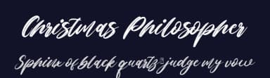 Christmas Philosopher by Sarif Letter — Script Handwritten Font — thumbnail 2
