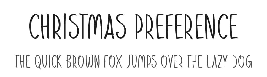 Christmas Preference by Md Shohail Bhuian — Script Handwritten Font