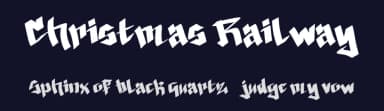 Christmas Railway by Yoga Letter — Script Handwritten Font — thumbnail 2
