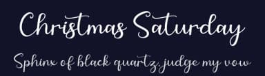 Christmas Saturday by AEN Creative Studio — Script Handwritten Font — thumbnail 2