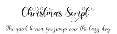 Christmas Script by Yoga Letter — Script Handwritten Font — thumbnail 1
