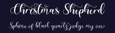 Christmas Shepherd by Yoga Letter — Script Handwritten Font — thumbnail 2