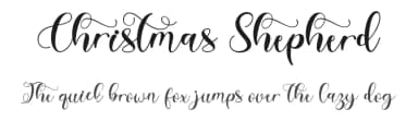 Christmas Shepherd by Yoga Letter — Script Handwritten Font — thumbnail 1