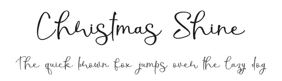 Christmas Shine by Letterafa Studio — Script Handwritten Font