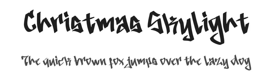 Christmas Skylight by Yoga Letter — Script Handwritten Font