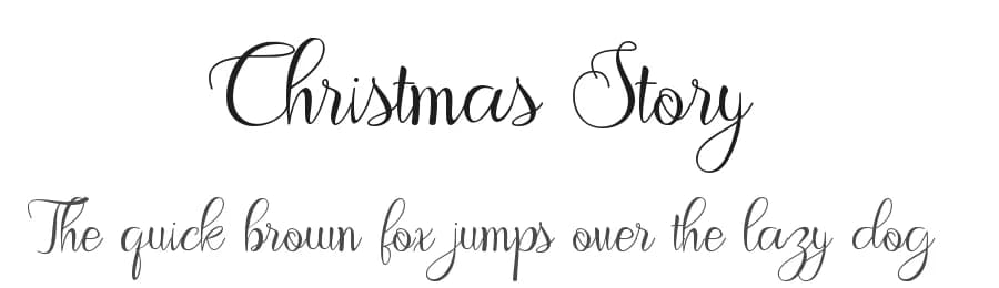 Christmas Story by Andrean Prabowo — Script Handwritten Font