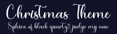 Christmas Theme by Alif Ryan Zulfikar — Script Handwritten Font — thumbnail 2