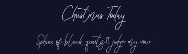 Christmas Today by Sarif Letter — Script Handwritten Font — thumbnail 2