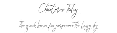 Christmas Today by Sarif Letter — Script Handwritten Font — thumbnail 1