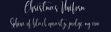 Christmas Uniform by Scratchones — Script Handwritten Font — thumbnail 2