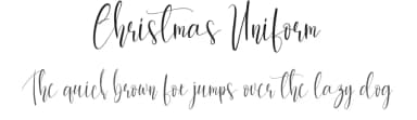 Christmas Uniform by Scratchones — Script Handwritten Font — thumbnail 1