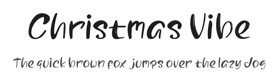 Christmas Vibe by Seneka Grafika — Script Handwritten Font