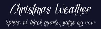 Christmas Weather by Letterafa Studio — Script Handwritten Font — thumbnail 2