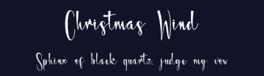 Christmas Wind by Harjuno Kristanto — Script Handwritten Font — thumbnail 2